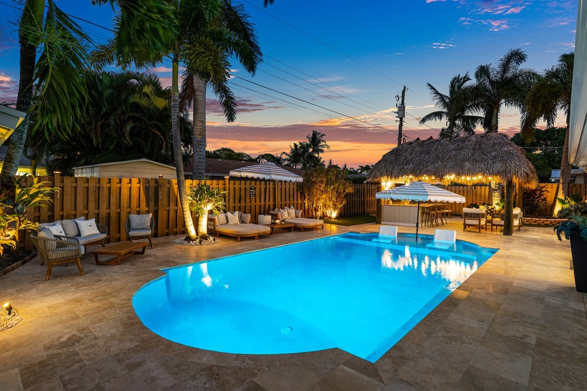 Large, heated pool for you to keep cool and have fun.