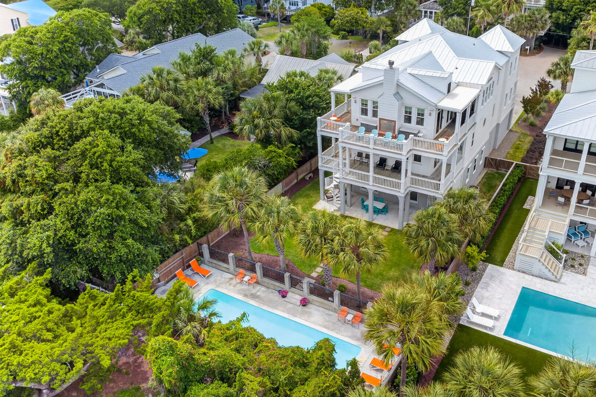 Back of House | Twin Palms | 914 Carolina Blvd | Isle of Palms, SC | IOP Escapes