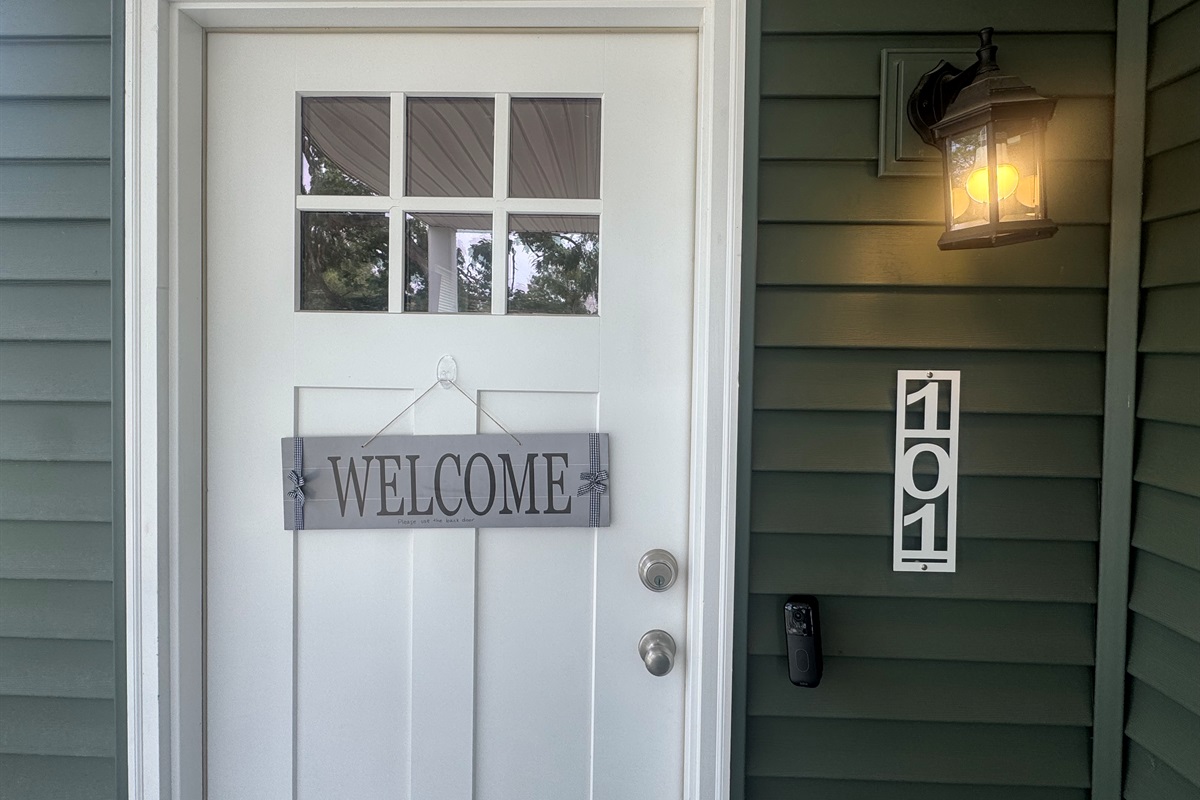 Front door/patio