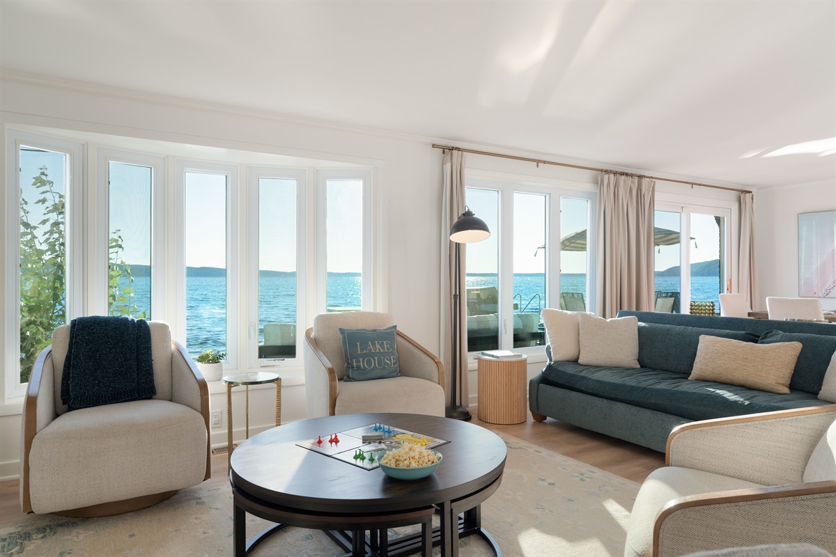 Where else can you get these views? Crystal Lake to infinity!