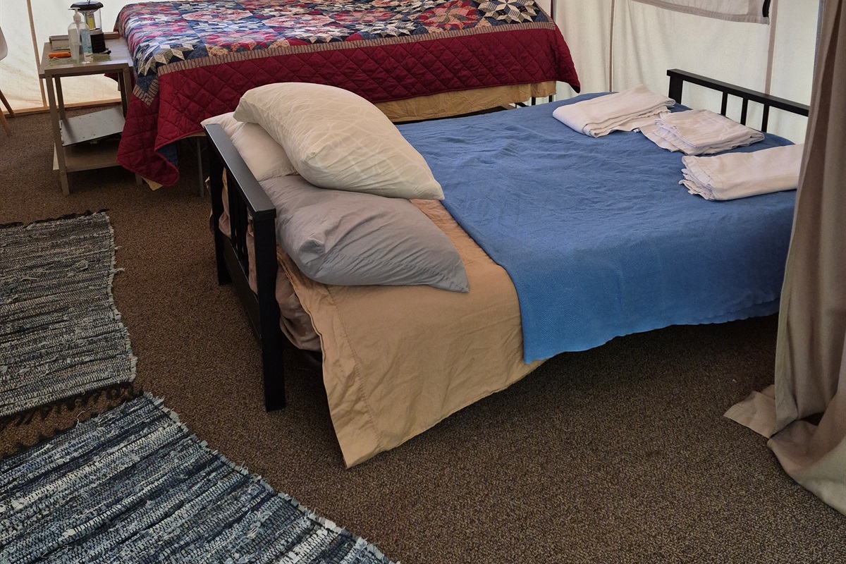 2 bed set up for sleeping 4 or more