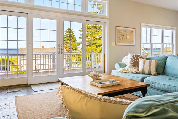 Feel right at home in a living room designed for comfort and relaxation!