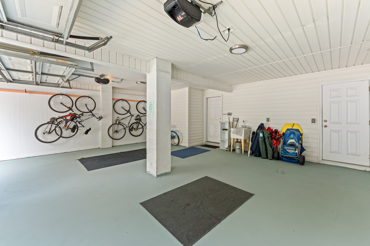 Garage Parking - 2 Cars, Bikes, and Beach Gear