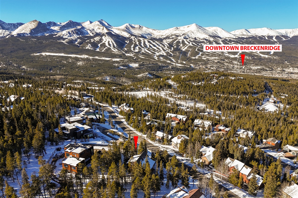 Only 3 miles to downtown Breckenridge