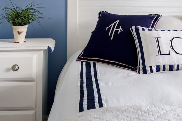 This Nautical themed room will make your problems float away......