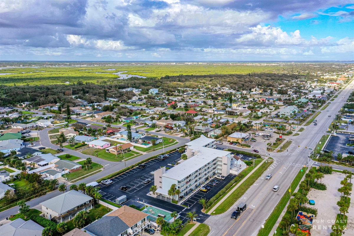 Bird's Eye View looking North