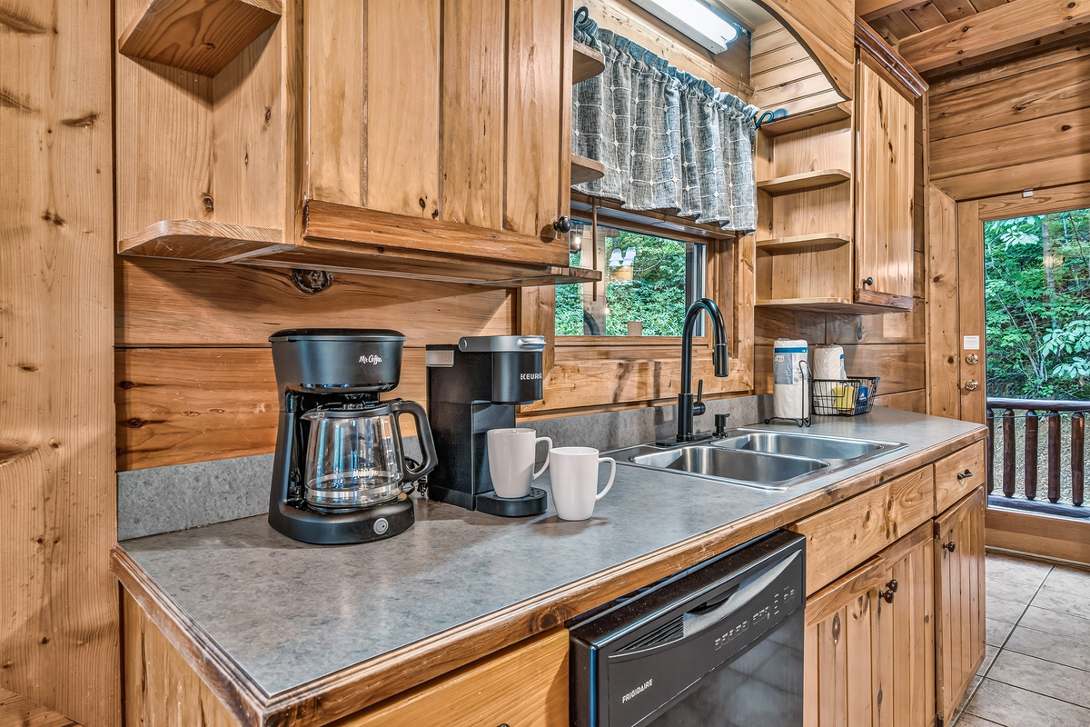 Pour a warm cup and step right outside to enjoy the morning air.