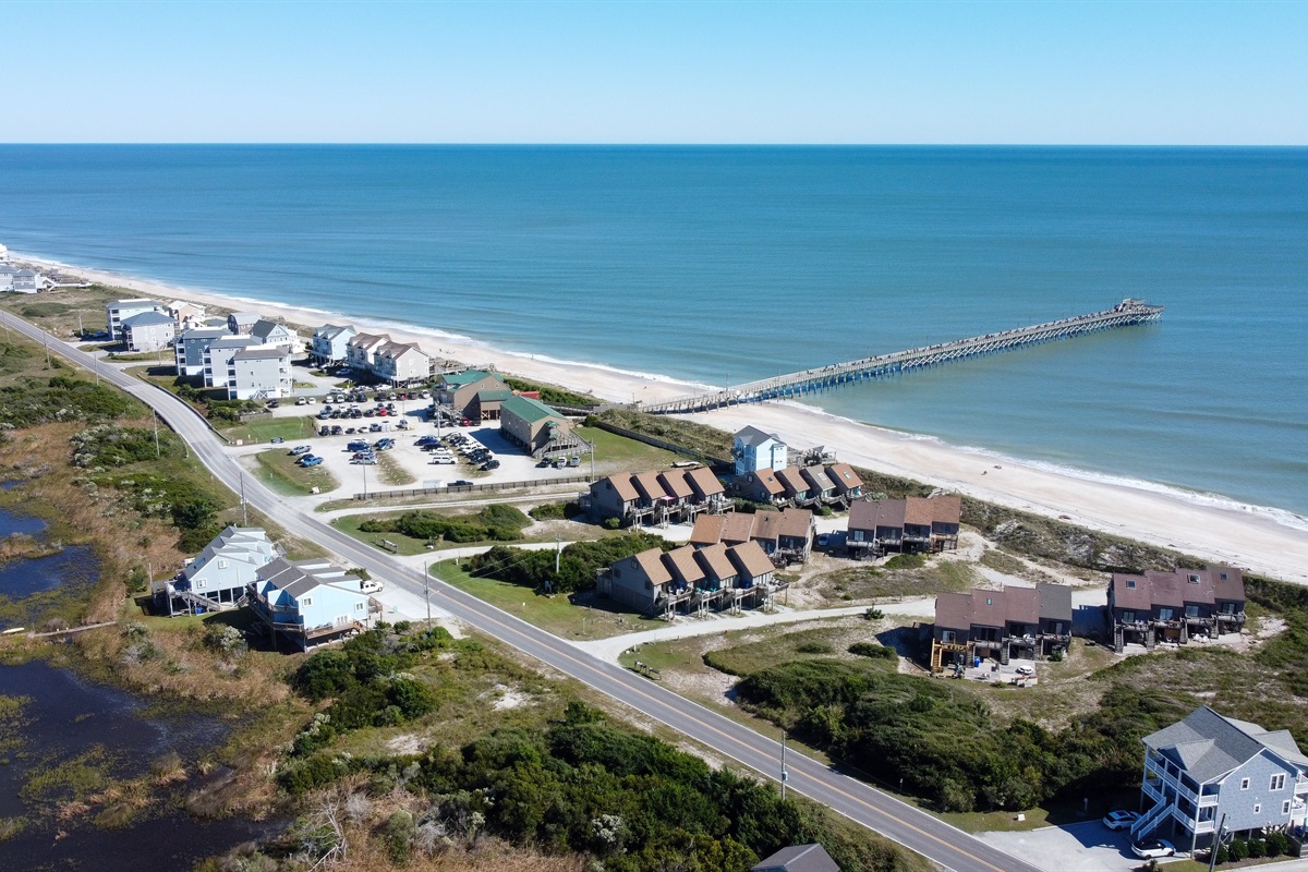 Right in front of the ocean!