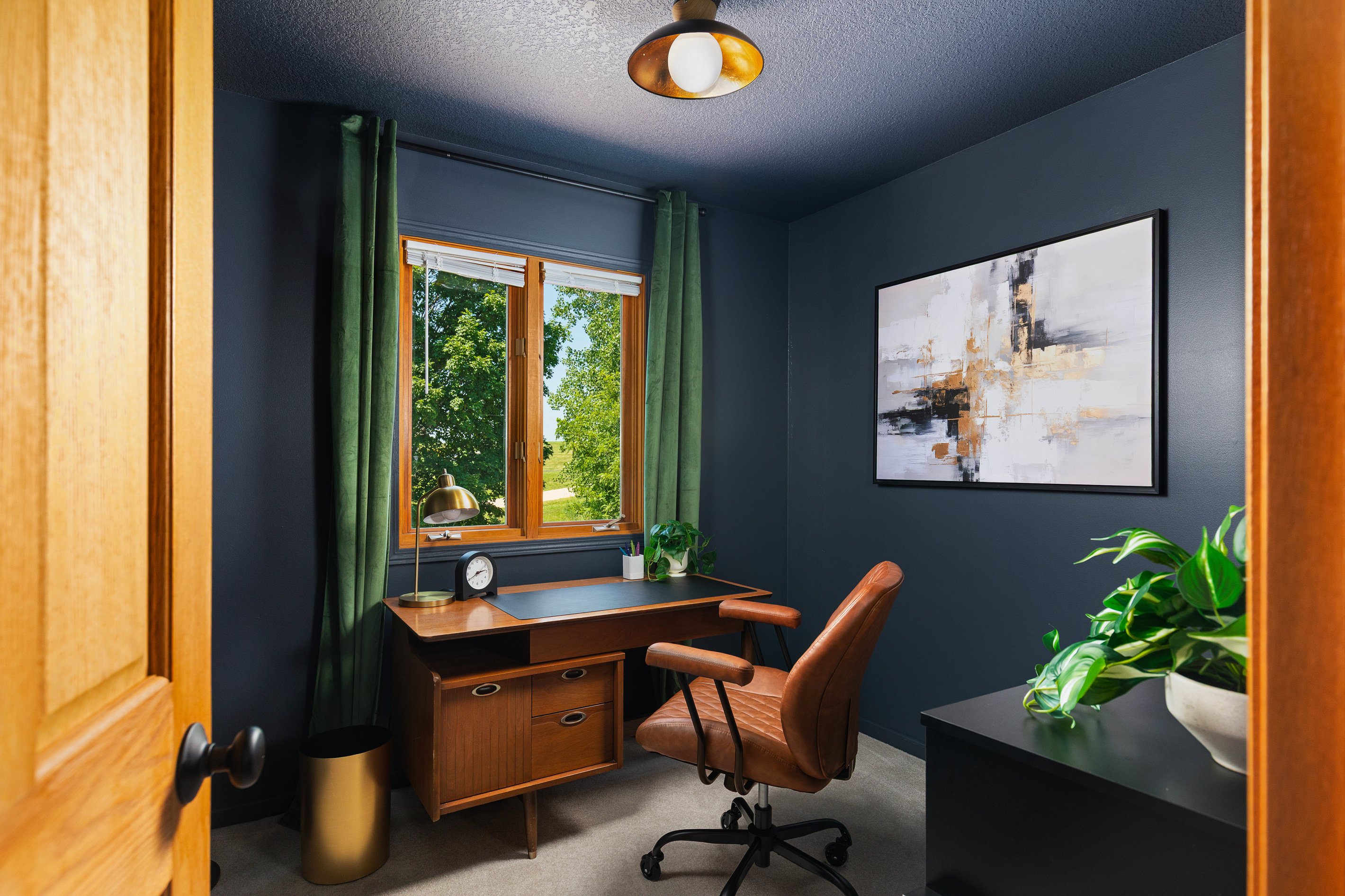 Office off of the master suite!
