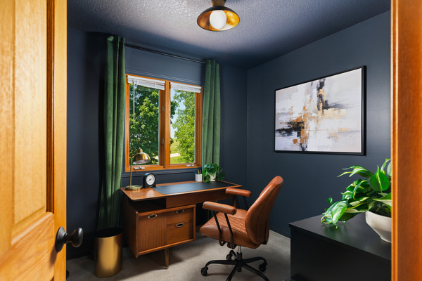 Office off of the master suite!