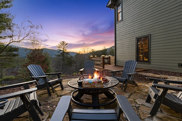 Gather around the fire pit with friends and family for stories and s'mores under the stars.