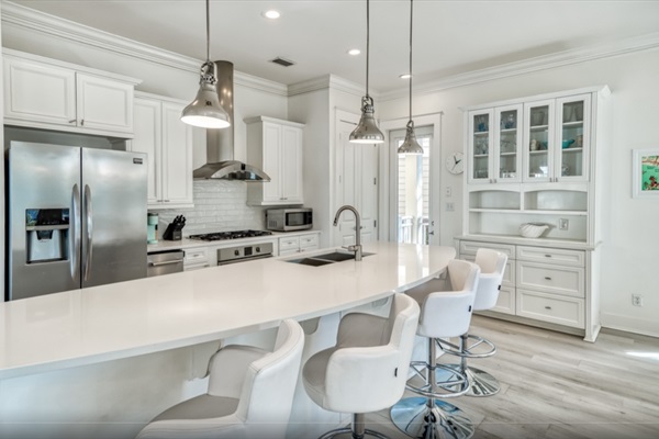 Large Kitchen Island for gathering and games