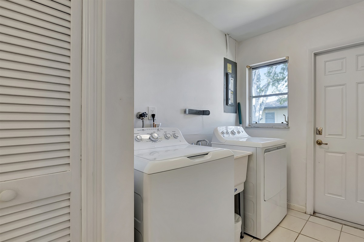 Washer and dryer for your laundry