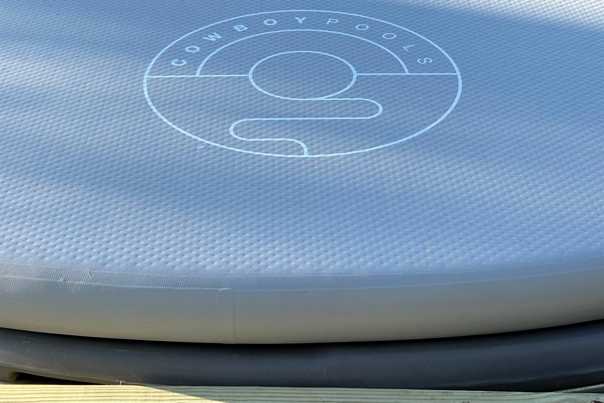 NEW Cowboy Pool, with cover to keep your tub temperature just right between uses