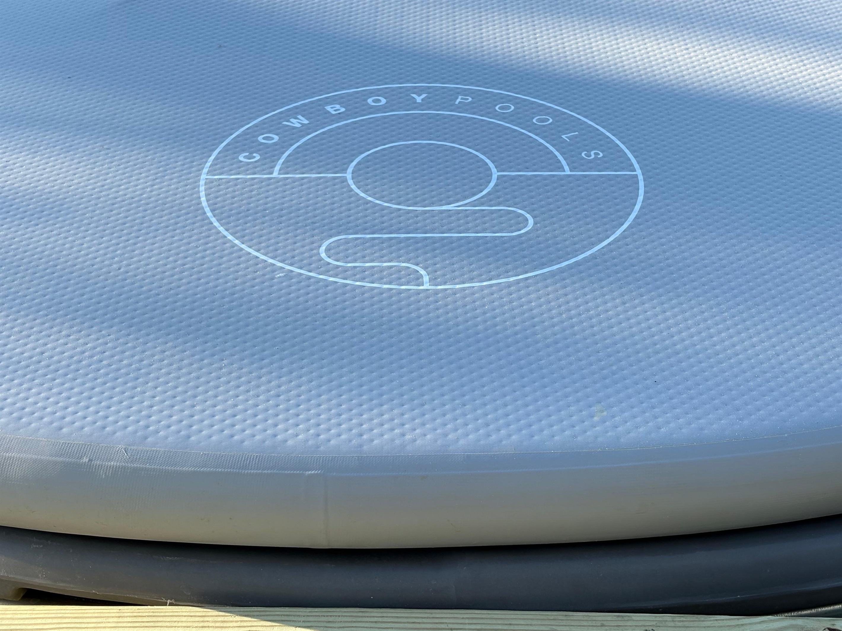 NEW Cowboy Pool, with cover to keep your tub temperature just right between uses