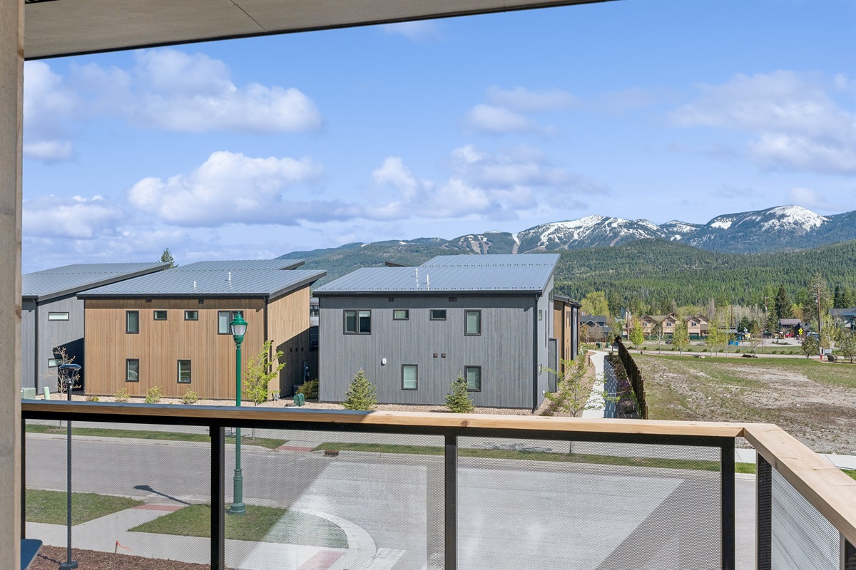 Enjoy the mountain views from the second floor