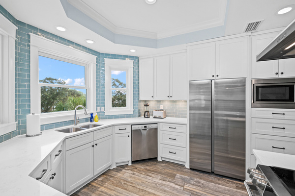 Well equipped Main House kitchen.