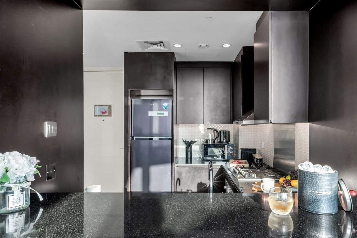Kitchen with all appliances
