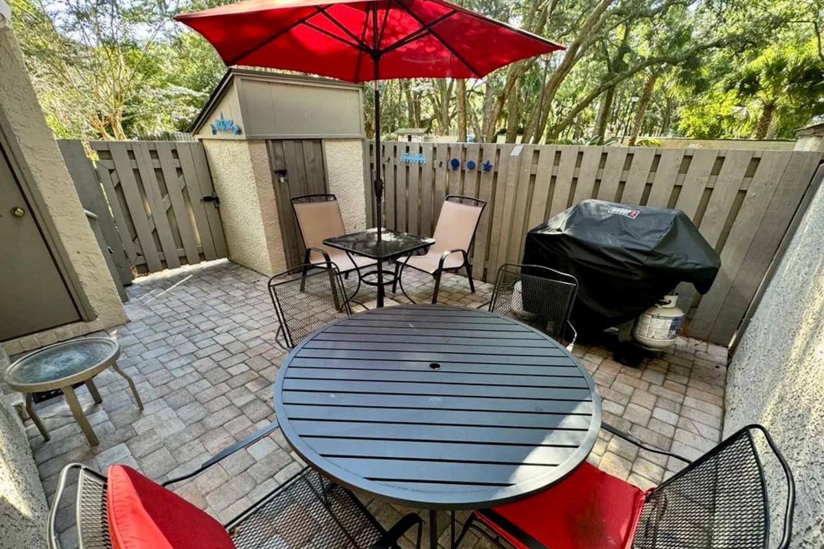 Patio dining table