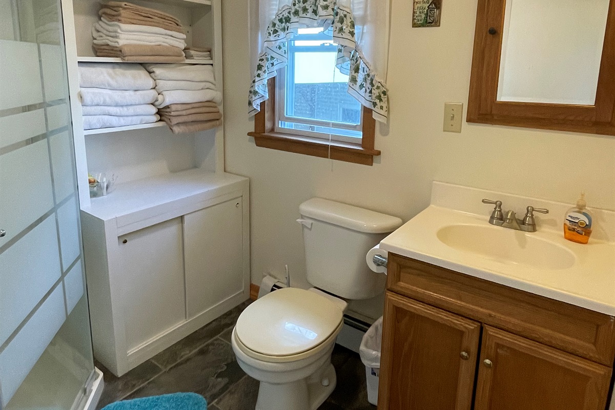 1st floor bathroom with shower