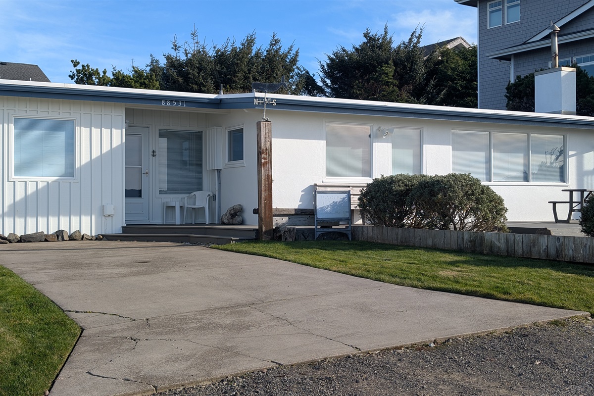 parking for 2 medium SUVs or one Full sized Pick up or Large SUV - no on street parking