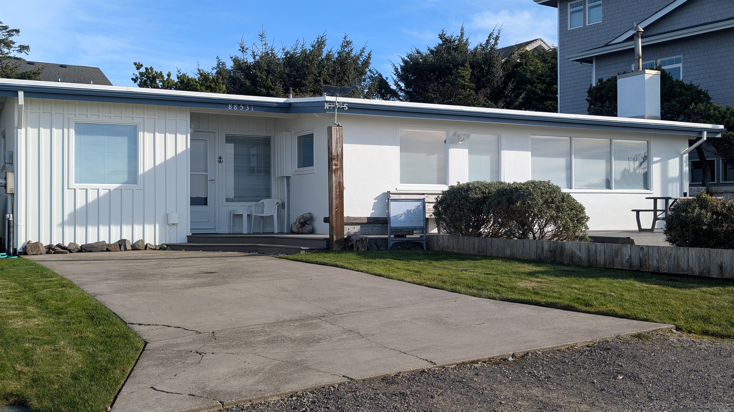 parking for 2 medium SUVs or one Full sized Pick up or Large SUV - no on street parking