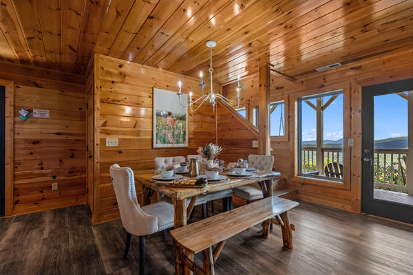 Dining area for six