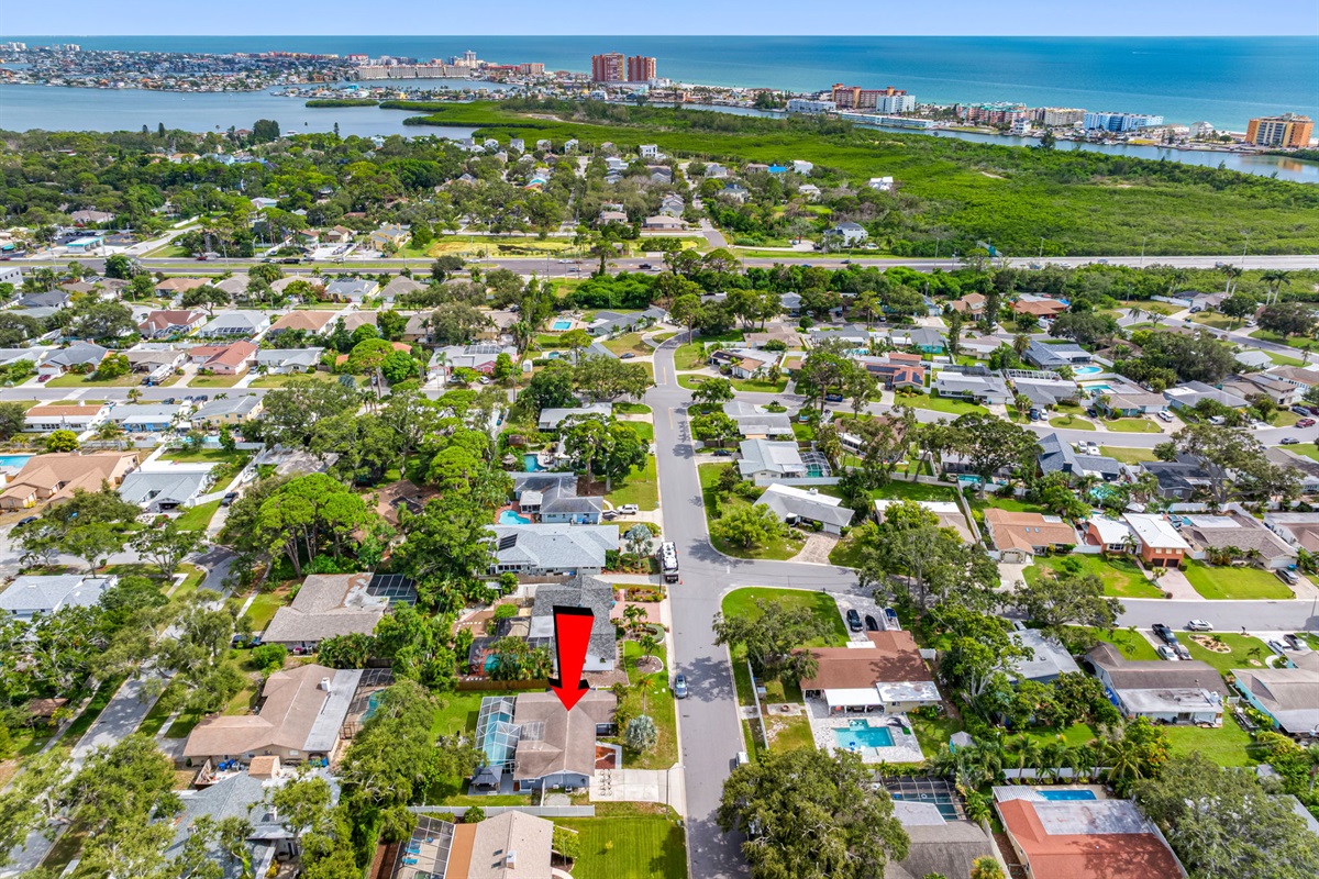 Aerial View of the Neighborhood