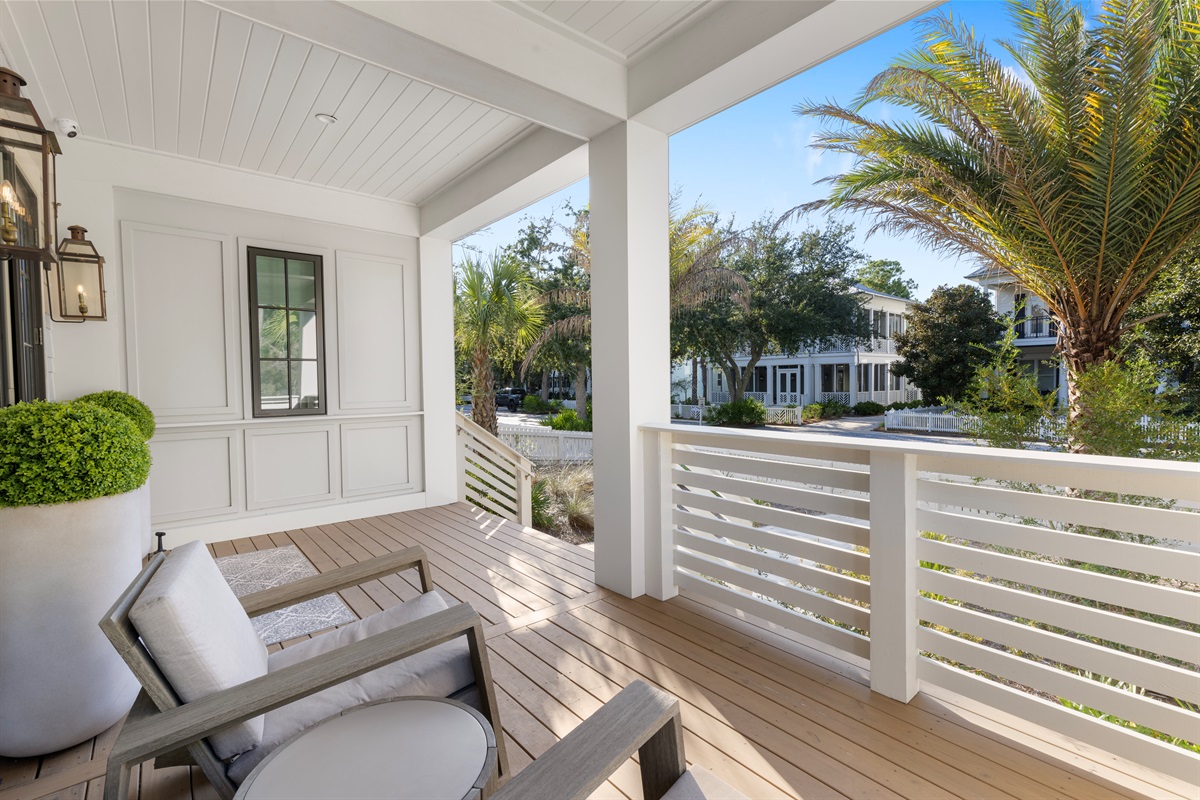 Front Porch + Entry to House