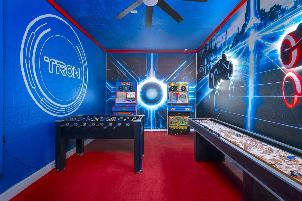 Game Room at Villa Ichabod
