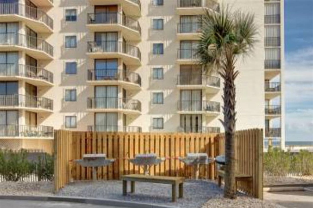 Grilling at the Lighthouse.