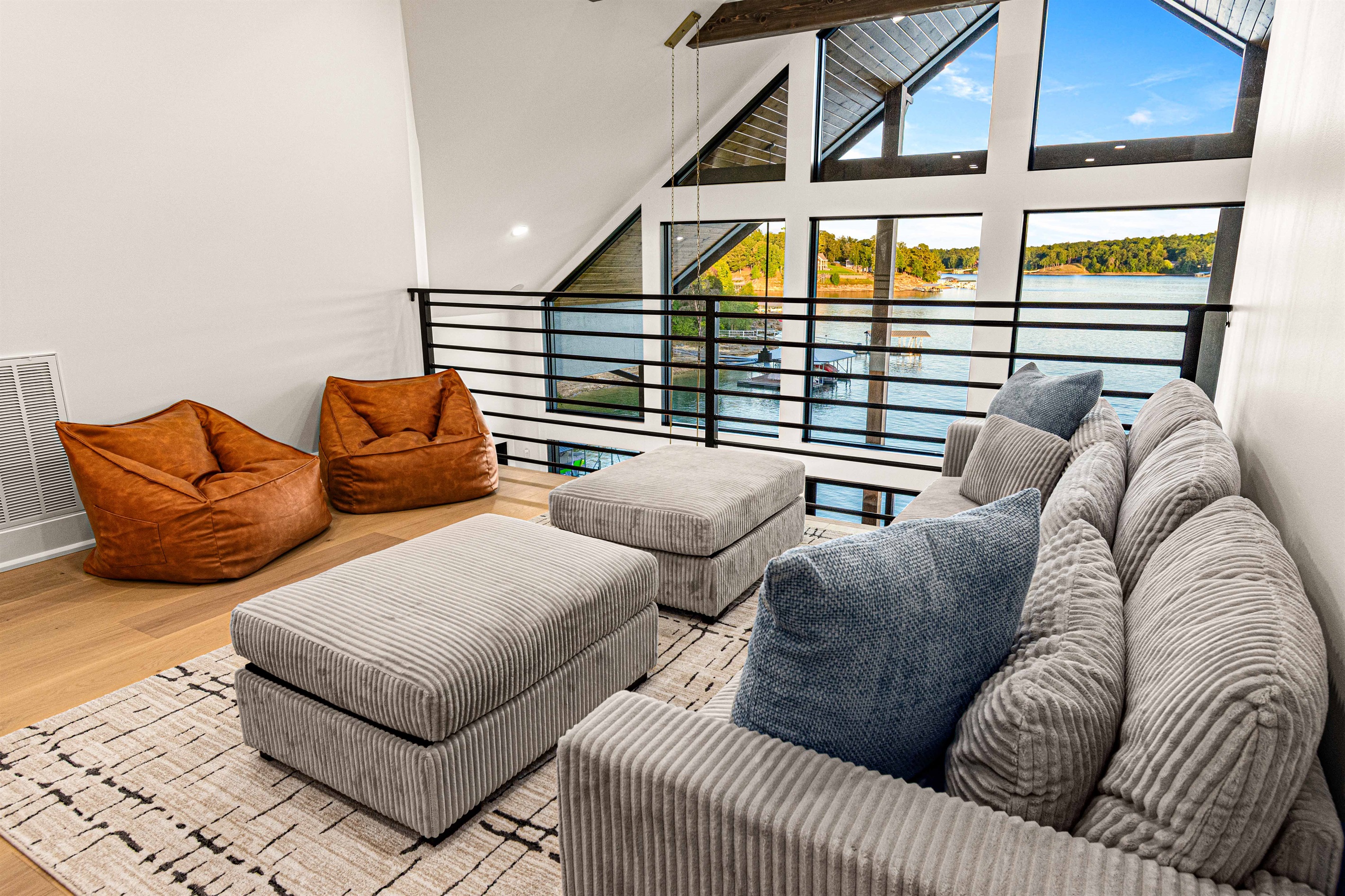 A cozy lounge area to talk, unwind, and relax.