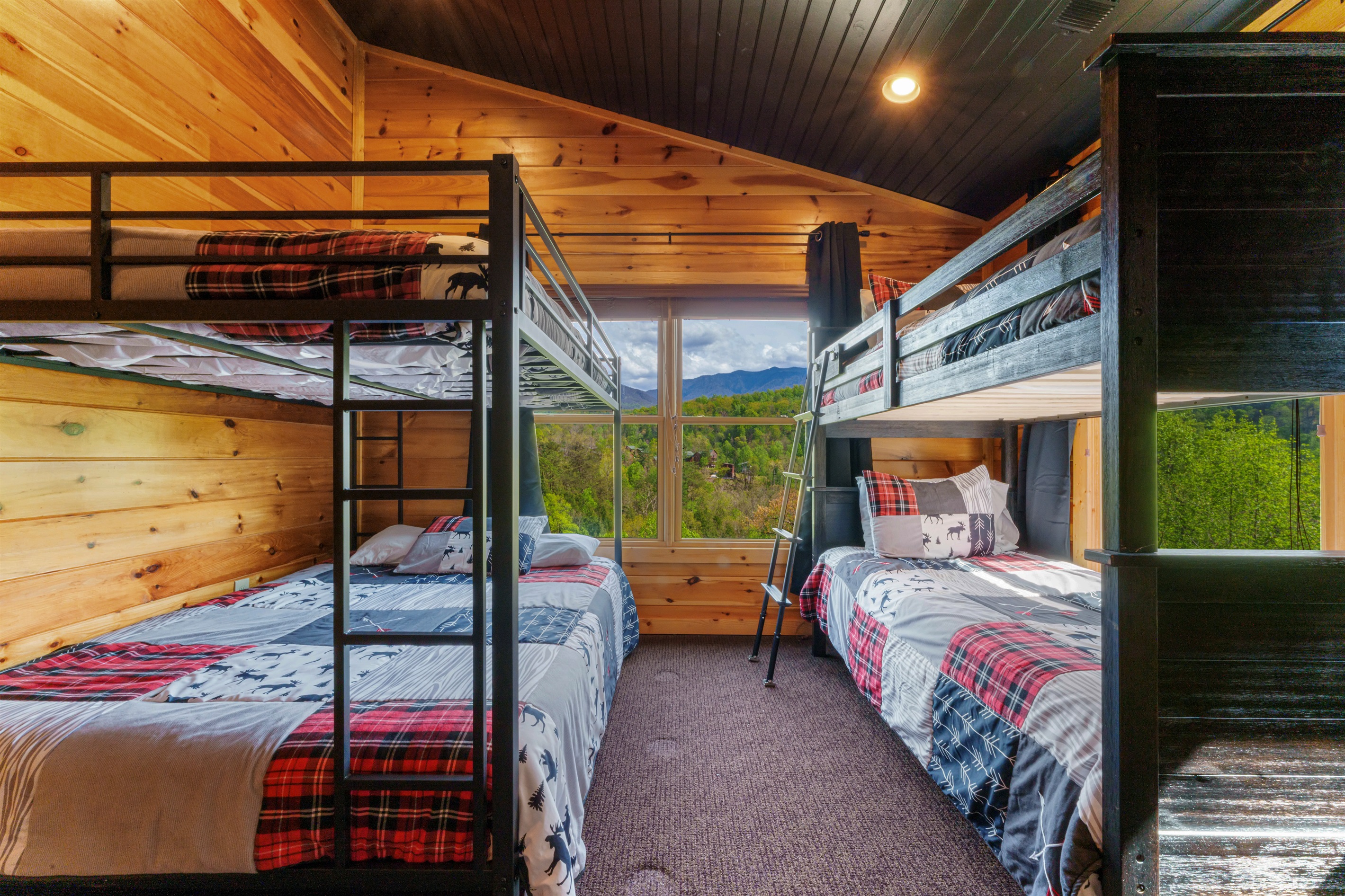 Plenty of space for sleeping and everyone's belongings.