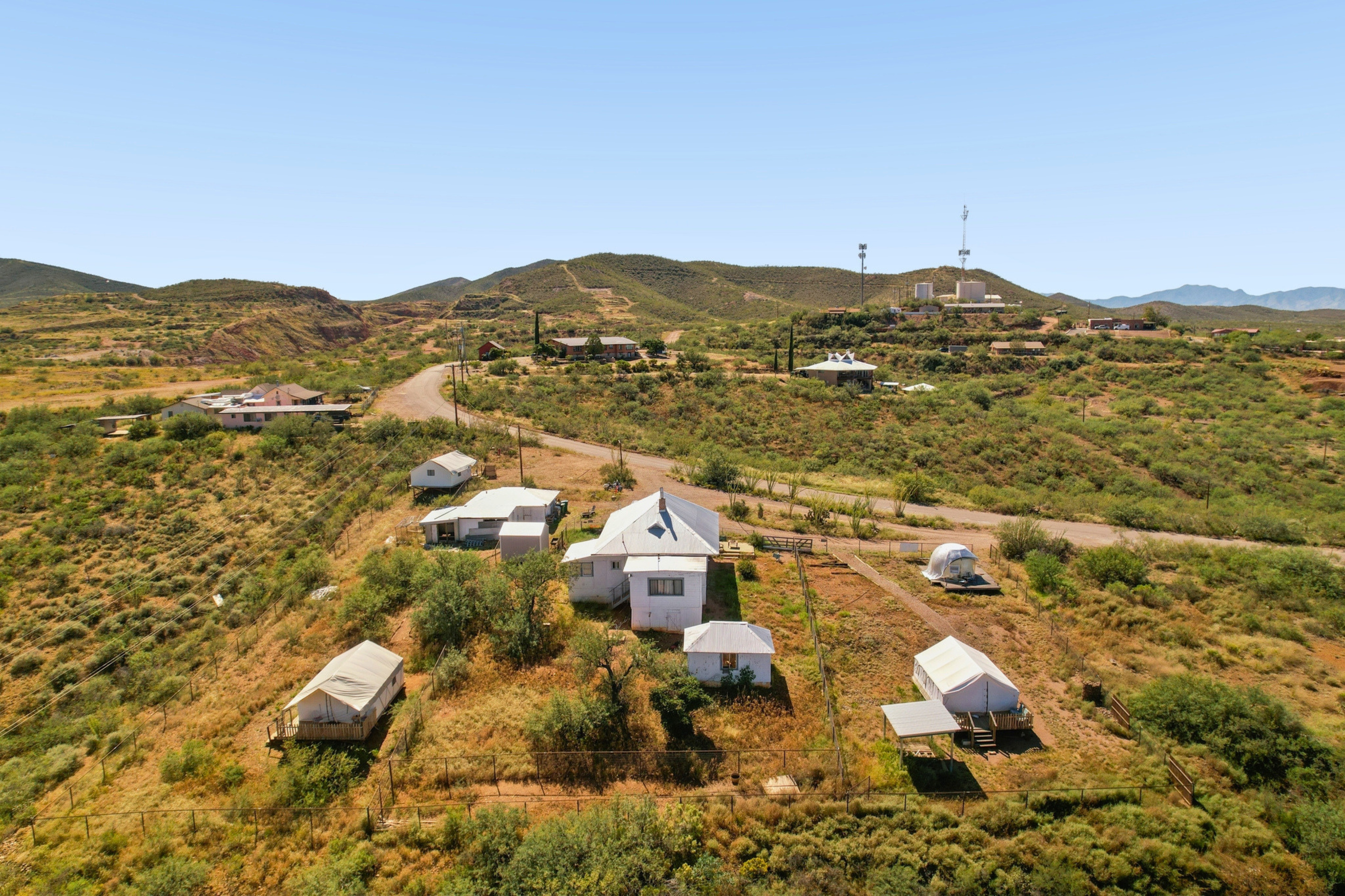 See Silver Spur Homestead from above and discover its distinctive setting