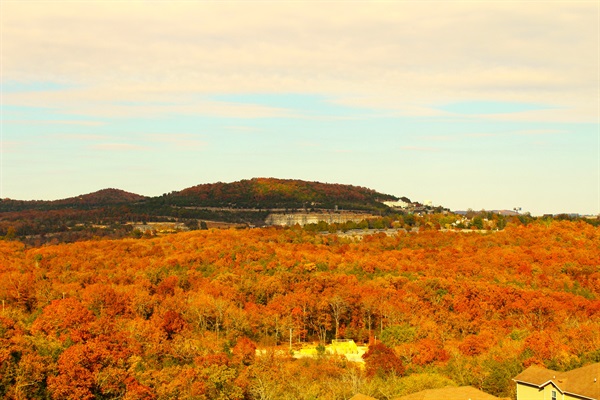 Plan your fall visit to bask in the glorious color display from the private balcony.