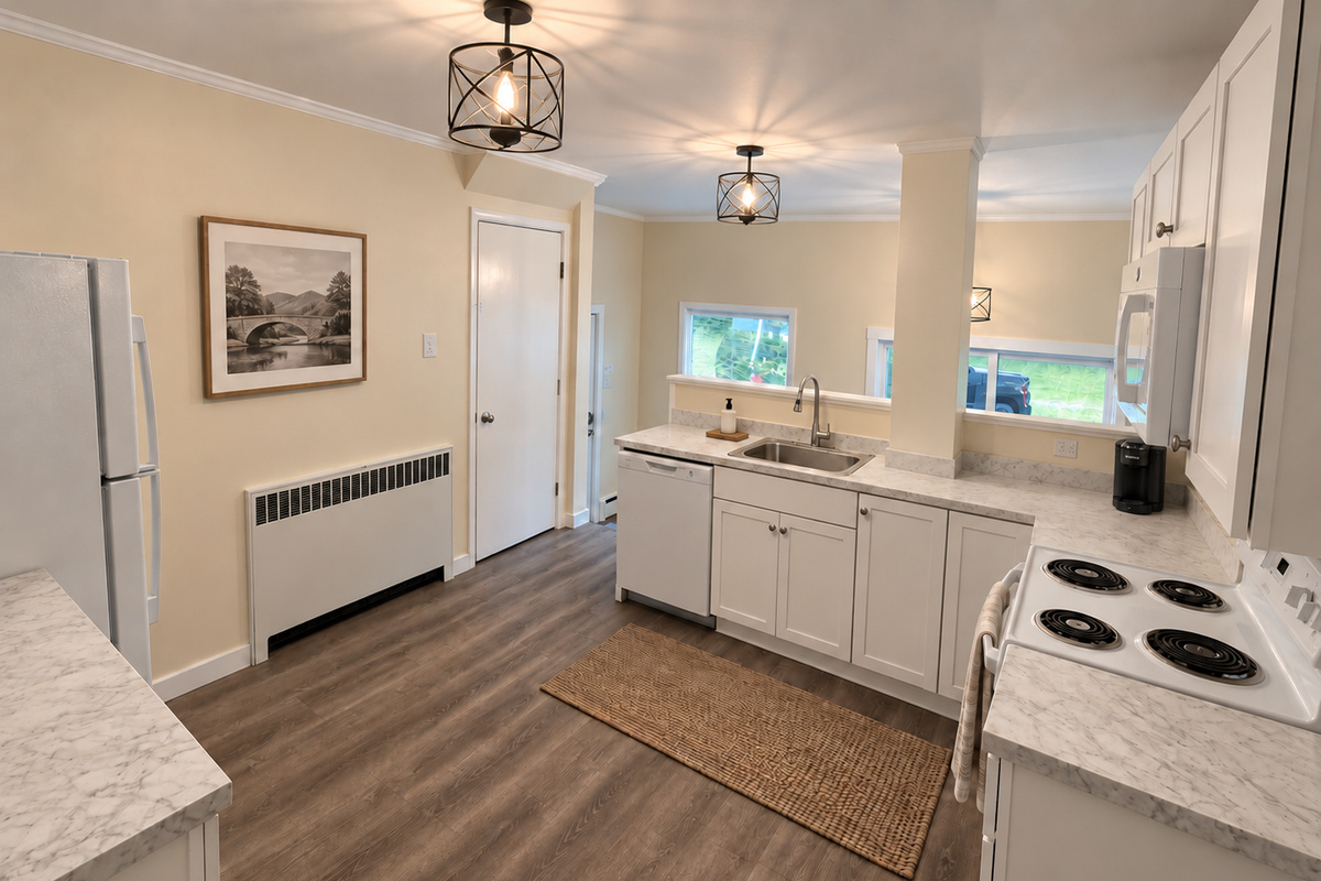Kitchen with dishwasher