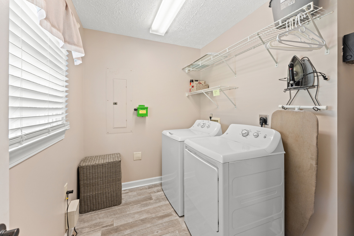 Laundry Room w/ full size washer and dryer