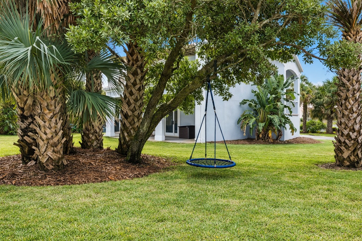 Large Yard with Swing