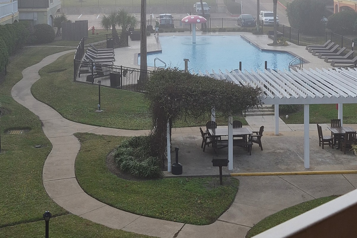 Can't quite see it but the gulf is just beyond