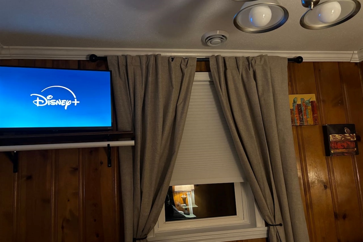 Enjoy watching the 32” Roku TV with streaming access. Our internet can support multiple devices without a problem! It has outputs too hook up anything with an HDMI cord.