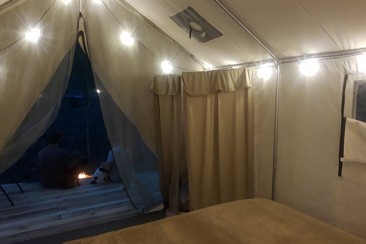 The indoor compostable toilet with privacy screen