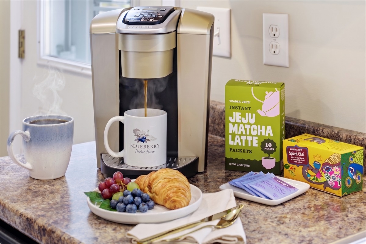 A cozy coffee setup inviting you to slow down and enjoy a fresh brew in a warm and relaxing atmosphere.