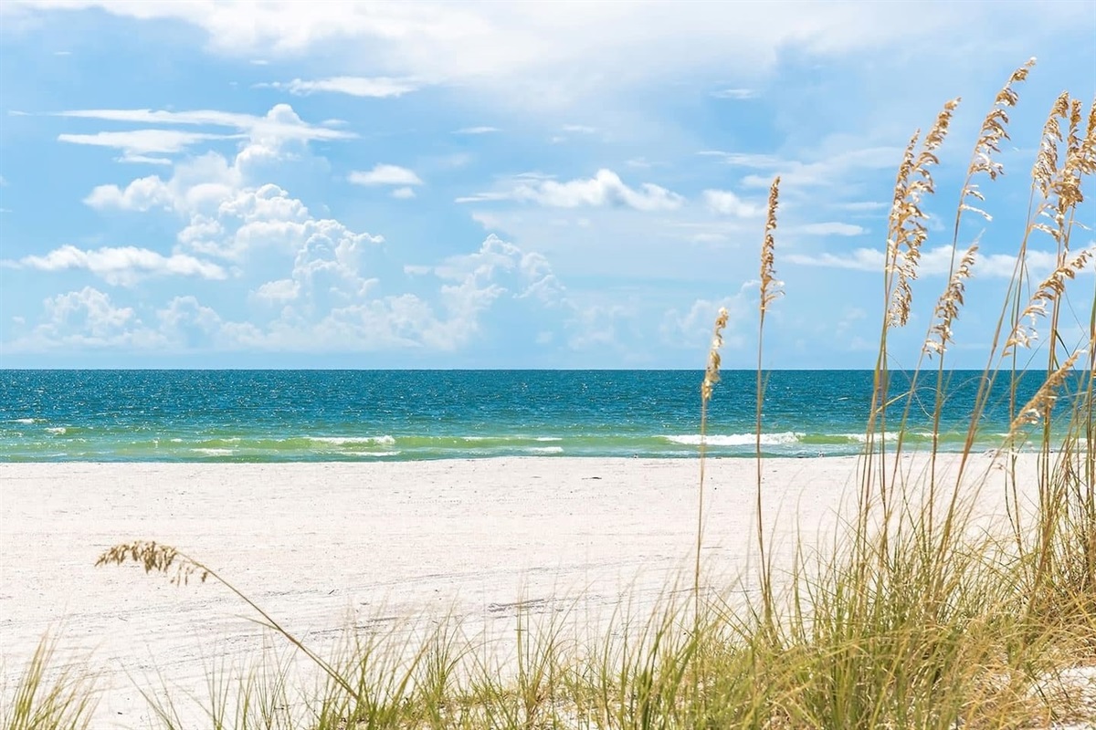 Beach Bliss: Savor stunning ocean views and gentle breezes, just a 5 minute drive to the beaches!