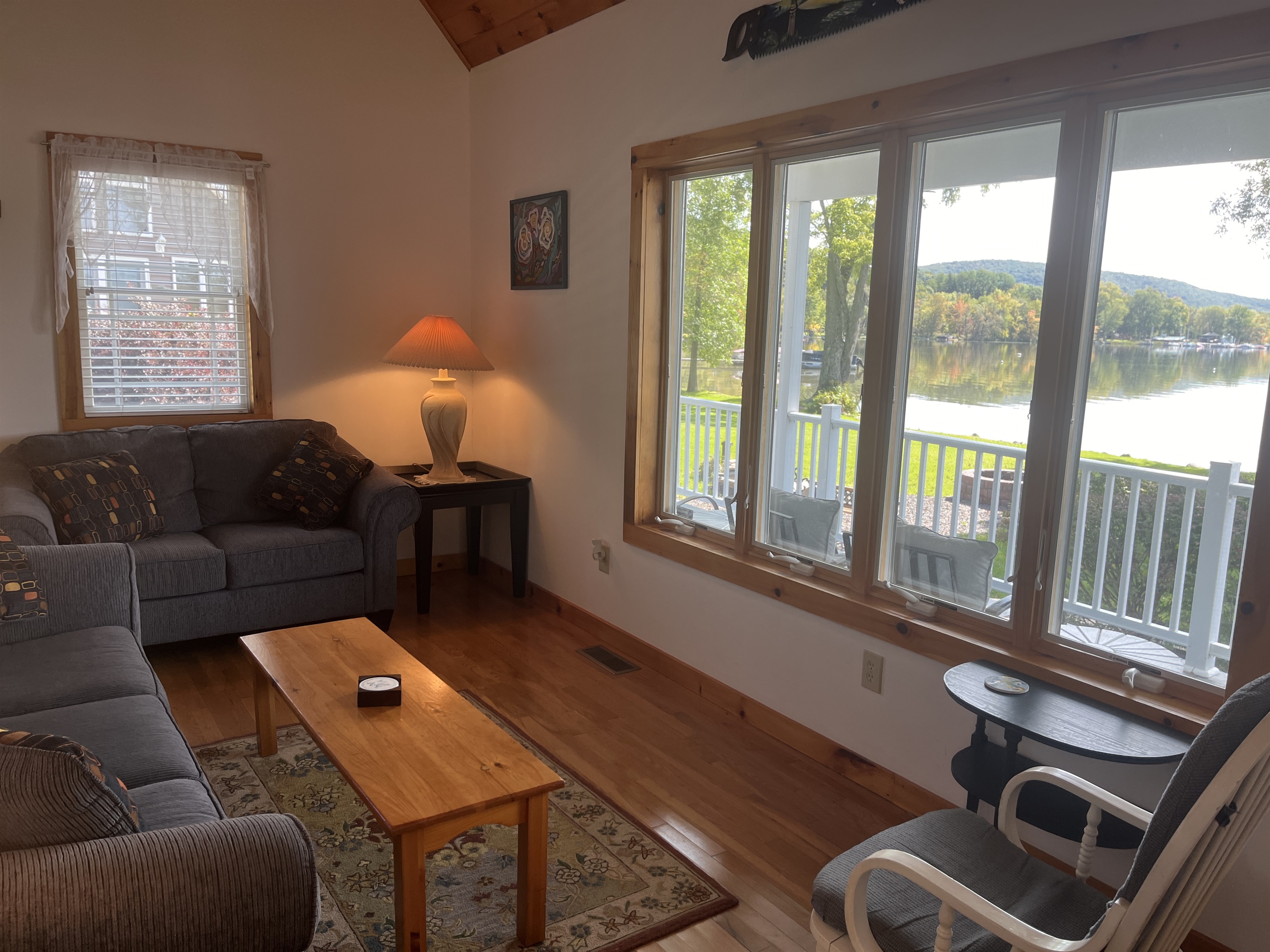 Sit back in the living room and enjoy the Awesome View