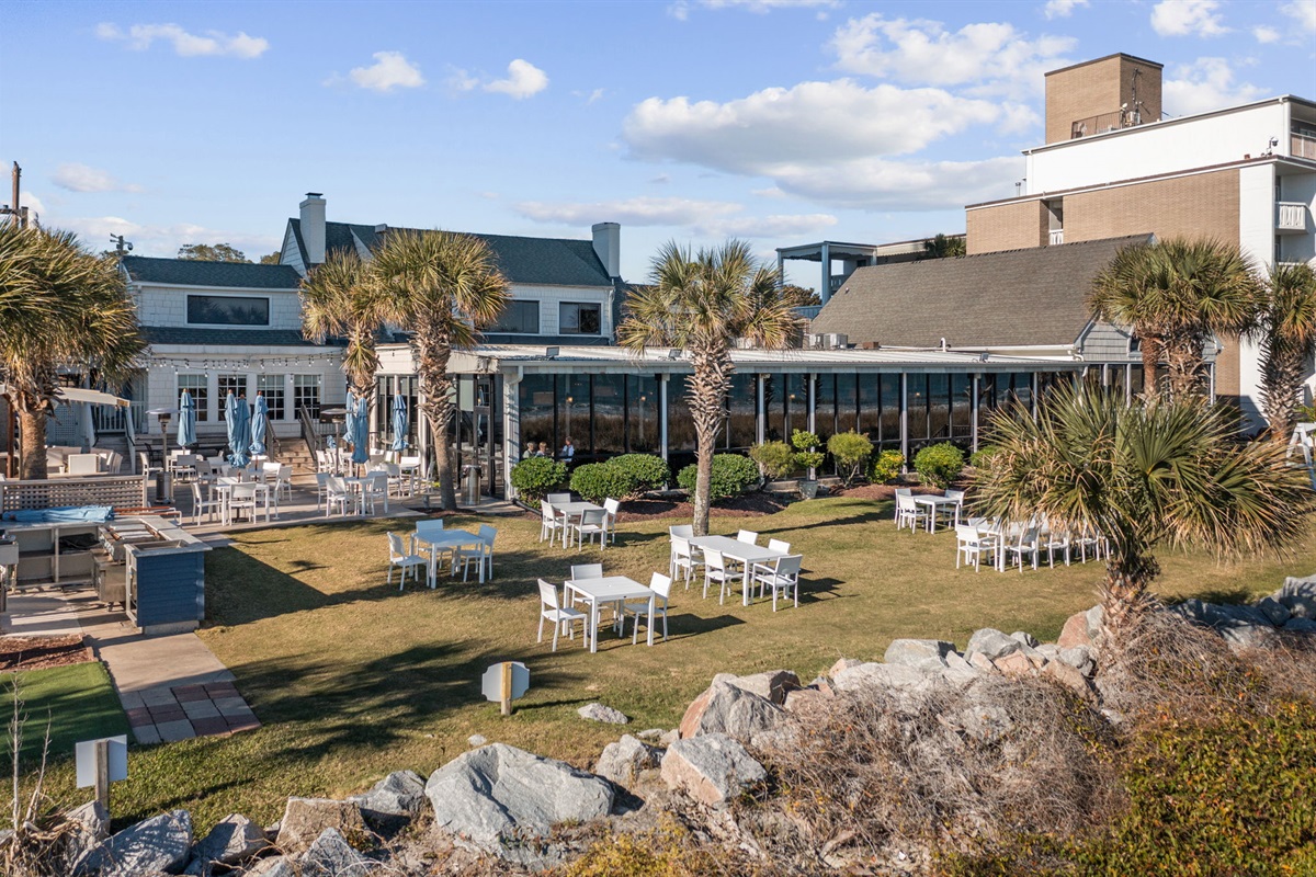 Enjoy great food near the ocean at the Sea Captains House