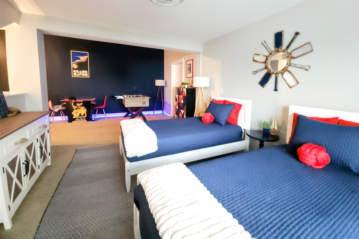 Space for the kids to recharge or replay 
