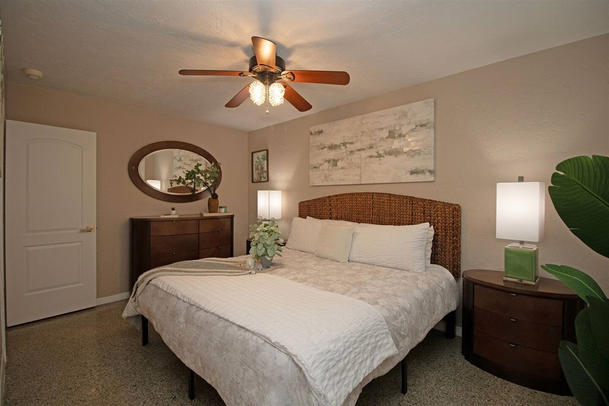 king bed