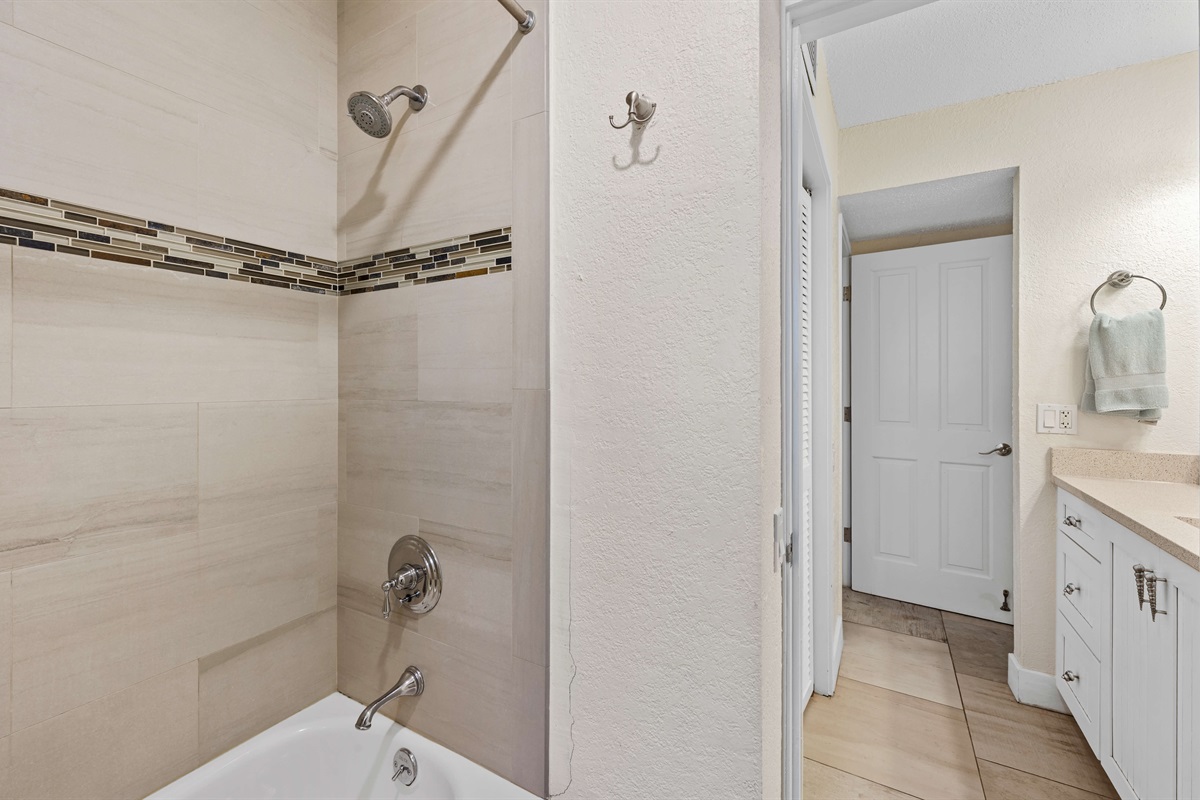 The bathroom has been remodeled!