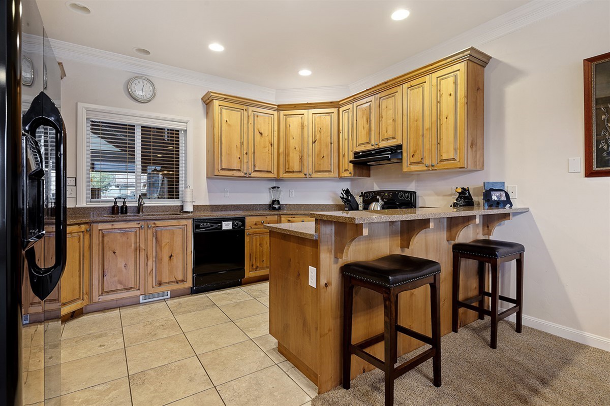 Fully equipped kitchen ready for everything from quick breakfasts to family dinners.