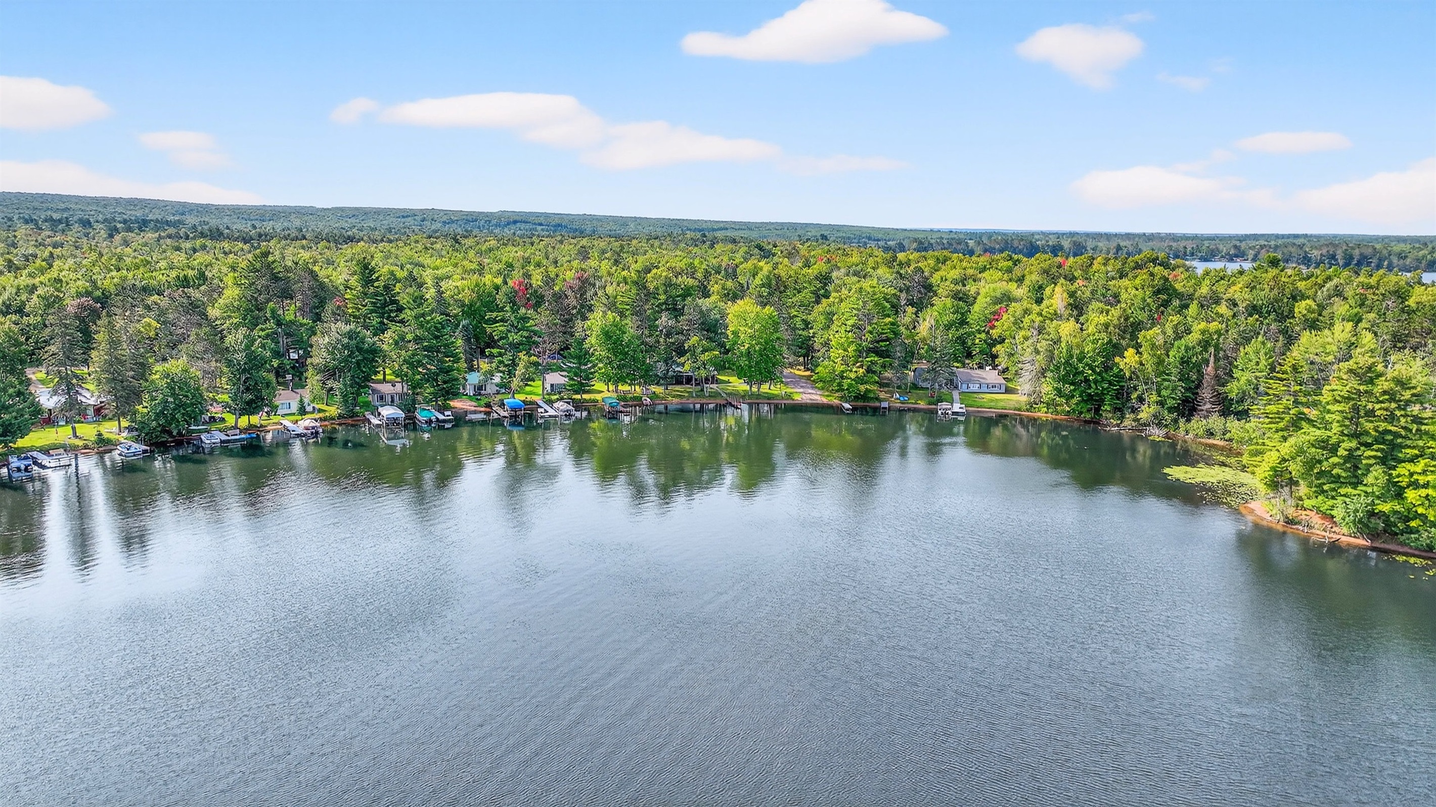 Blueberry Lake used to have many resorts. This home is located next to one of them.